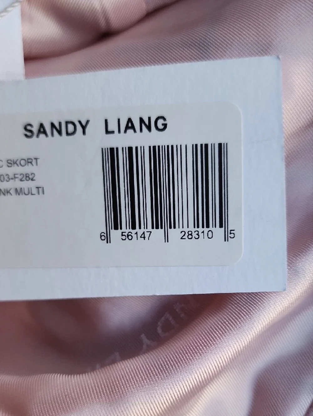 Sandy Liang Franc Skort Pleated Pink Multi Plaid Size 4 - Picture 8 of 14